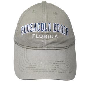 Pensacola Beach Florida Slideback Baseball Cap Green One Size Alvin's Island